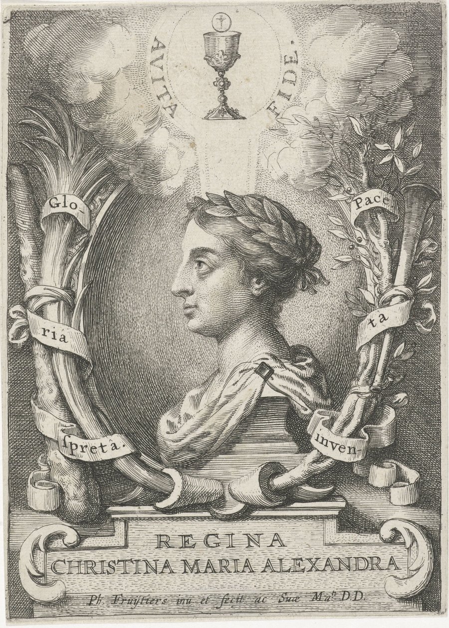 Retrato de Cristina, Reina de Suecia de Philip Fruytiers