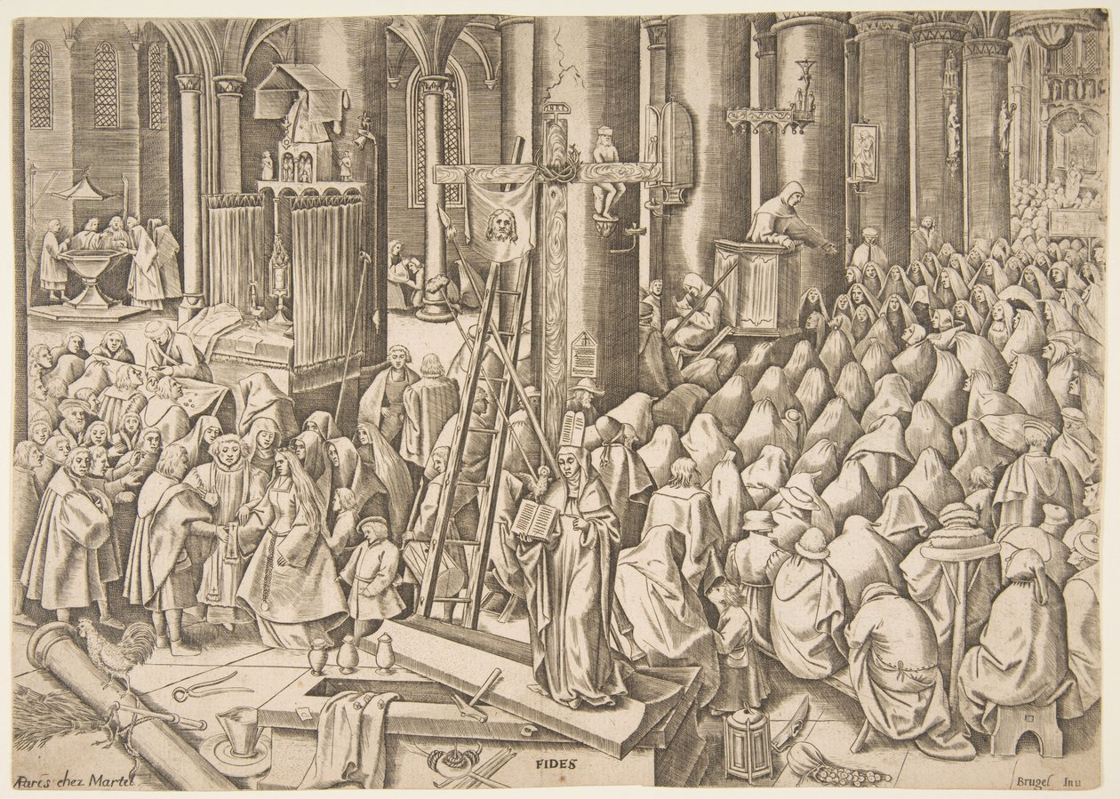 Fe Fides de Las Virtudes, ca. 1559-60 de Philip Galle
