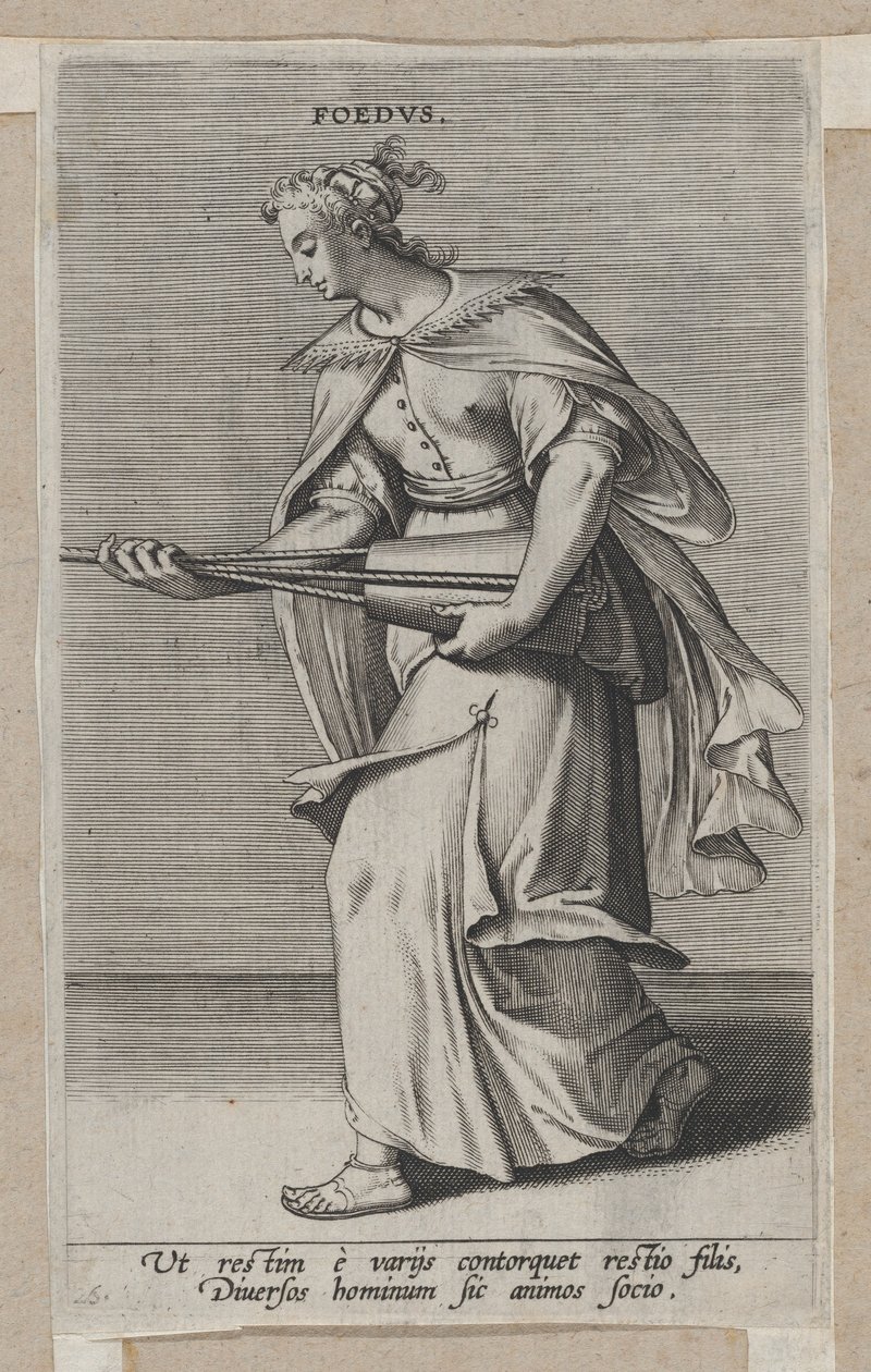 Foedus, de Prosopographia, ca. 1585-90 de Philip Galle