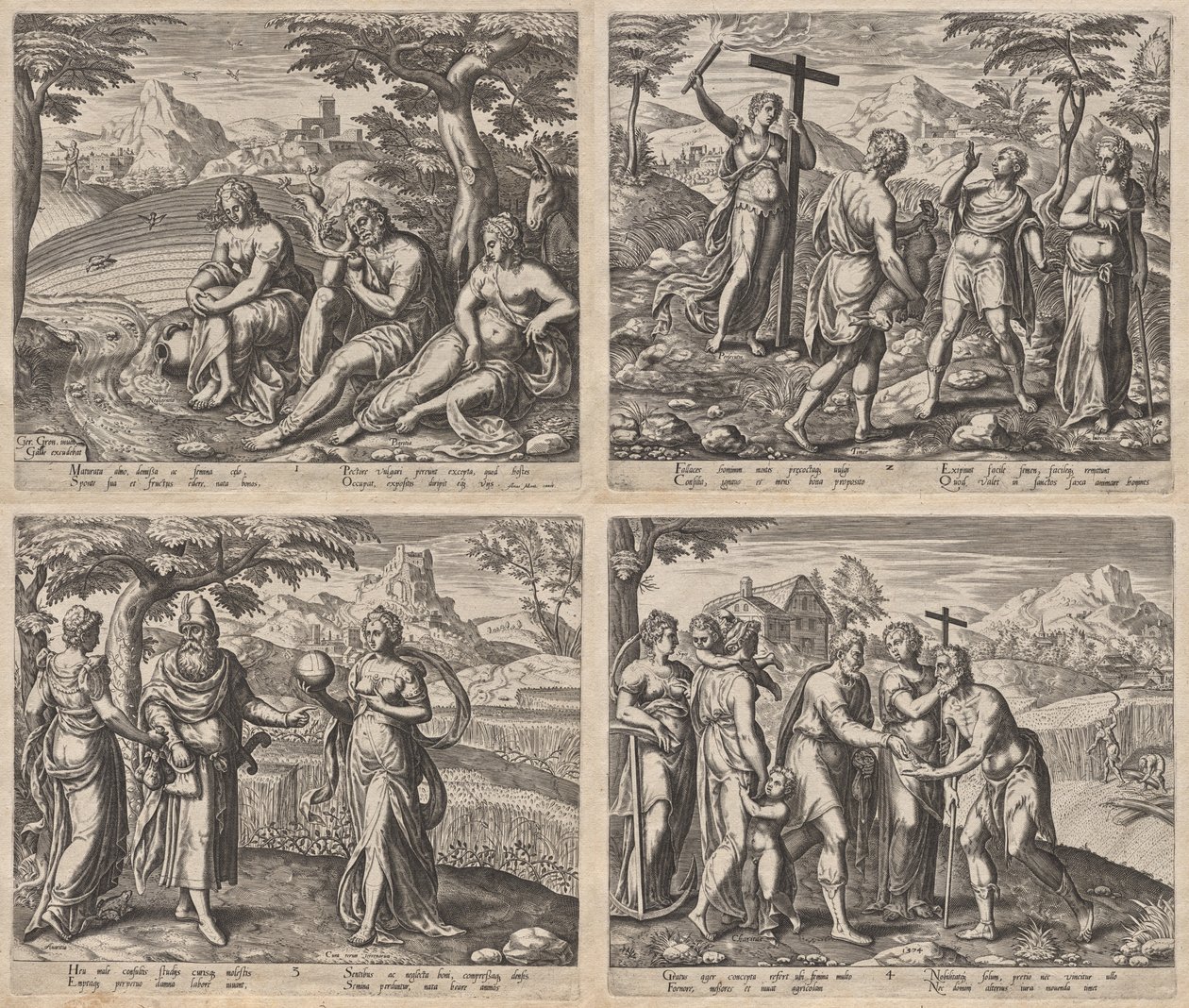 Parábola del Sembrador de Philip Galle