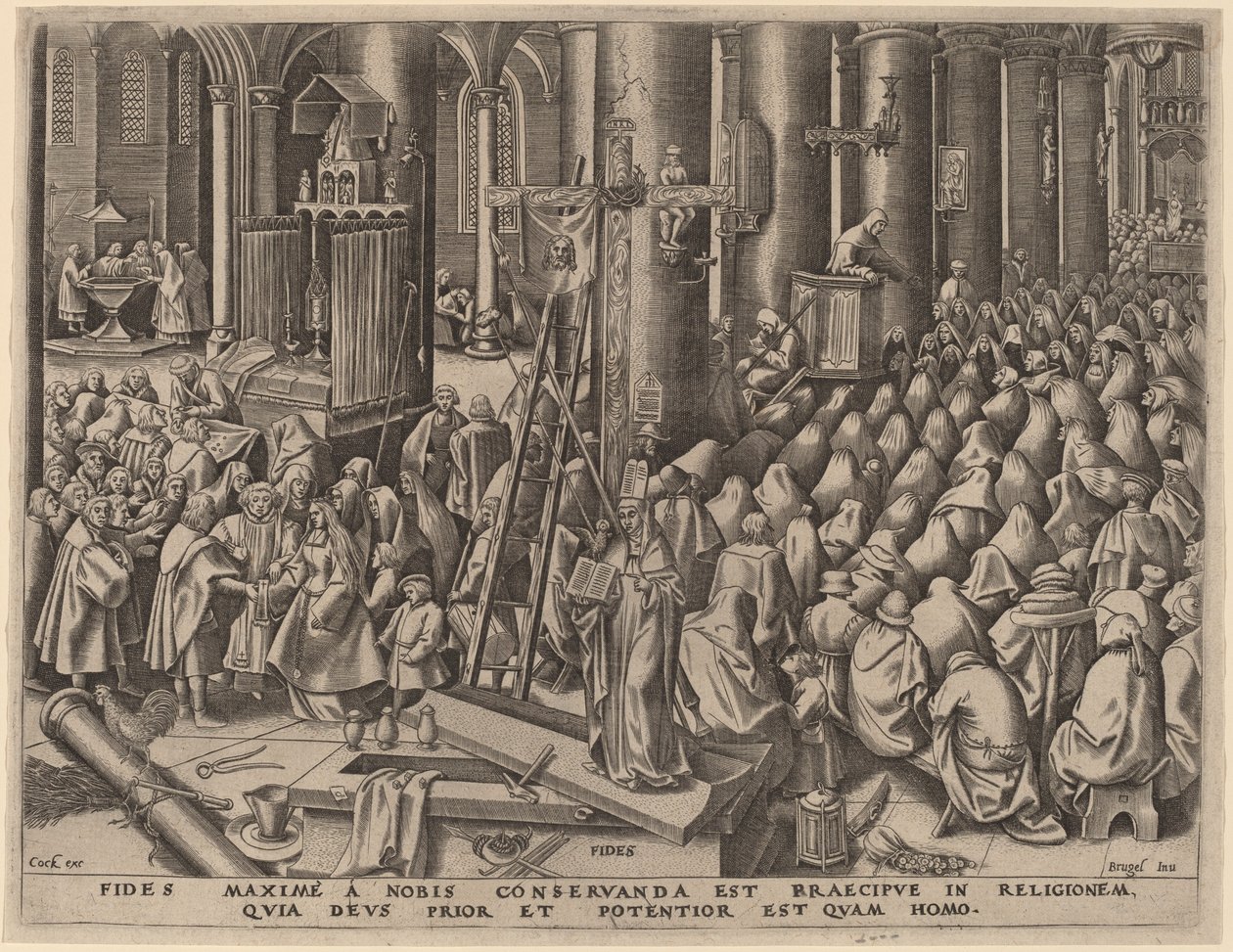 Fe de Philip Galle after Pieter Bruegel the Elder