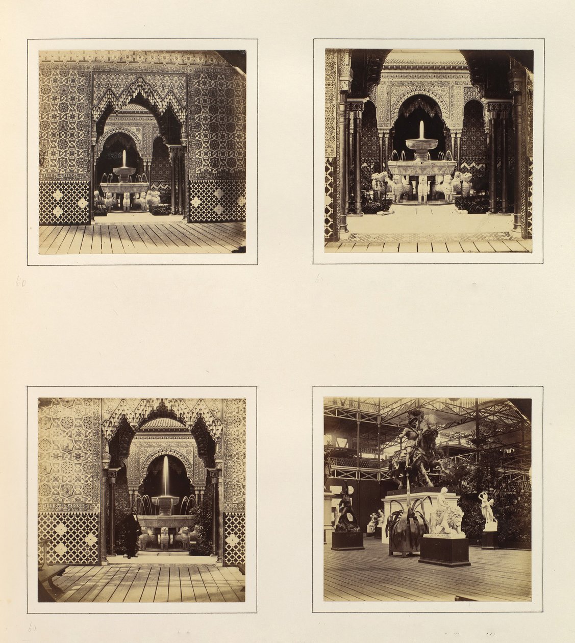 [Alhambra y Patio de los Leones, Vista en el Transepto Sur], ca. 1859 de Philip Henry Delamotte.