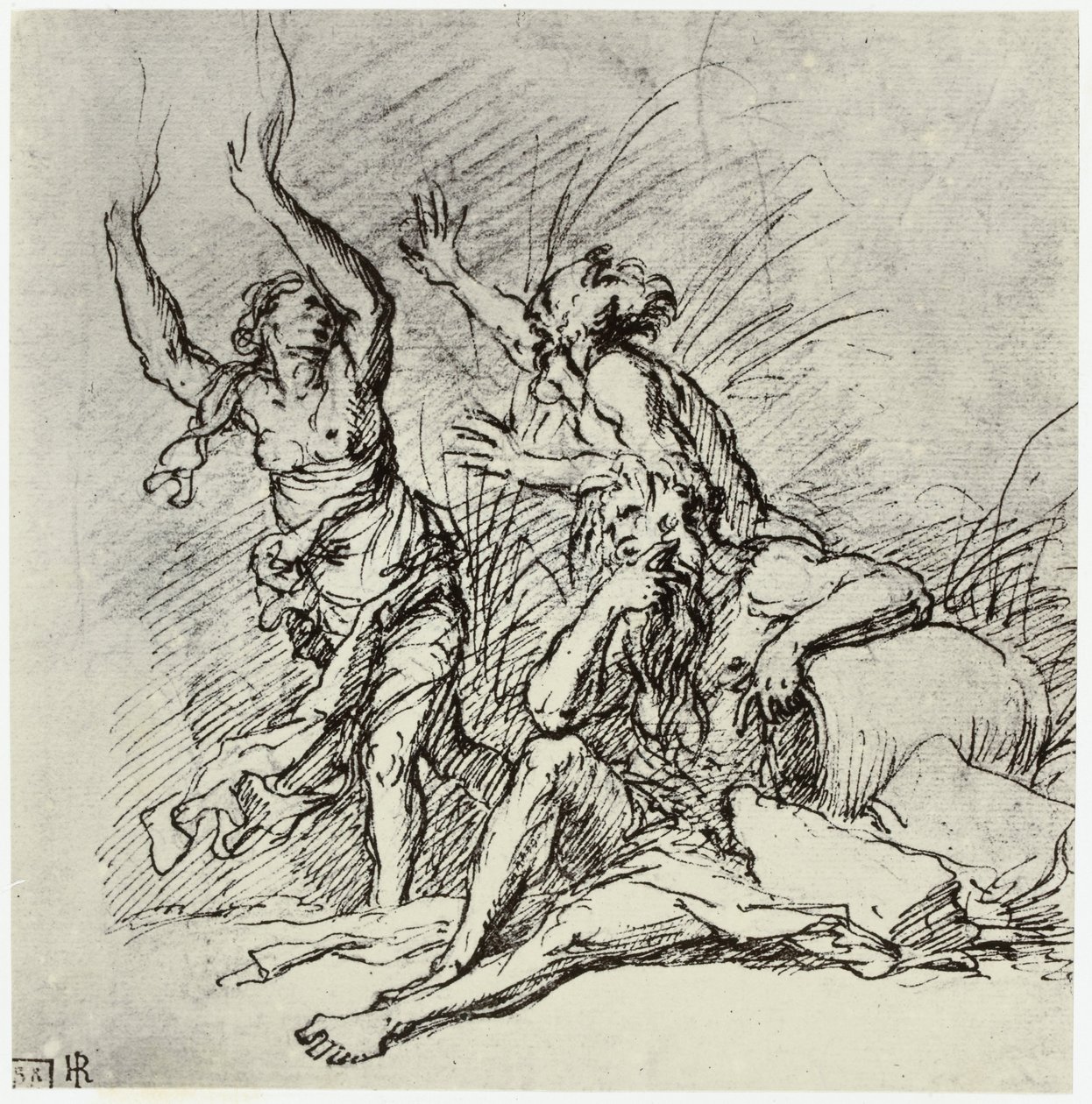 Salvator Rosa, Pan y Syringe de Philip Henry Delamotte
