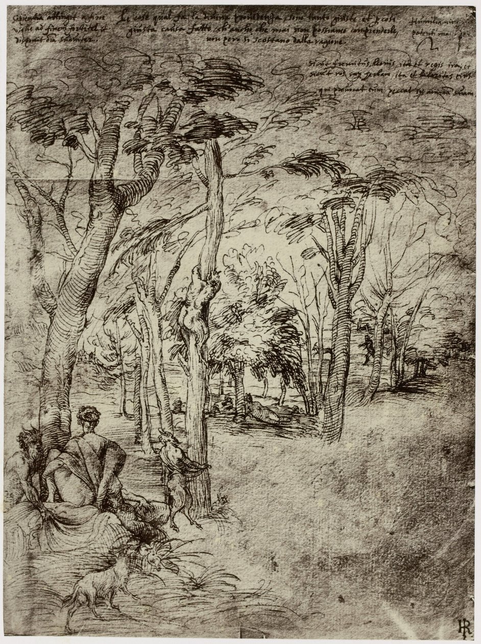 Titiaan, diseño para un cuadro de Philip Henry Delamotte