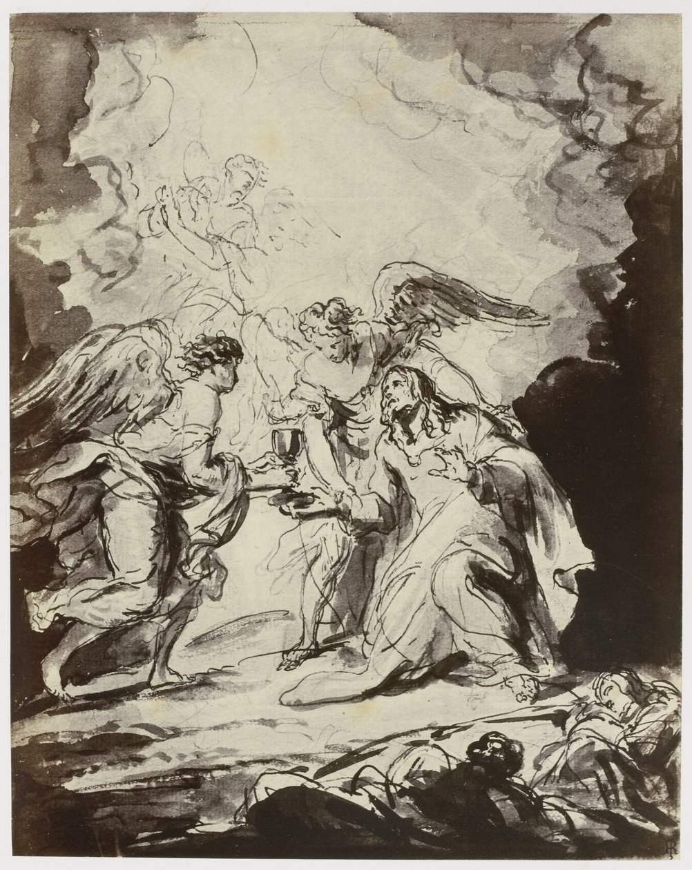 Van Dyck [Vandyke], La agonía en el jardín de Philip Henry Delamotte