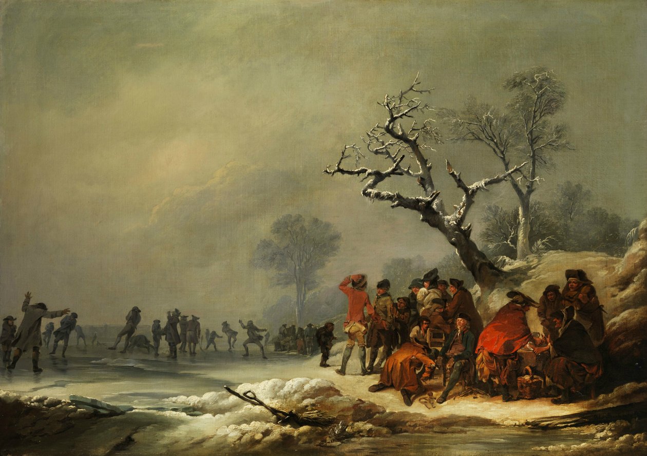 Sociedad de descanso en disfrute invernal de Philip James de Loutherbourg