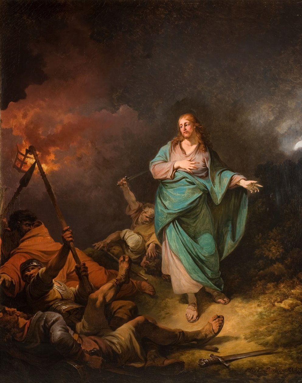 La Traición de Cristo, 1798 de Philip James de Loutherbourg
