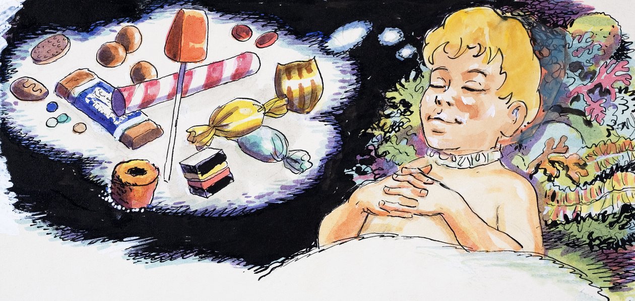 Sweet Dreams, ilustración de "The Water Babies" de Charles Kingsley de Philip Mendoza