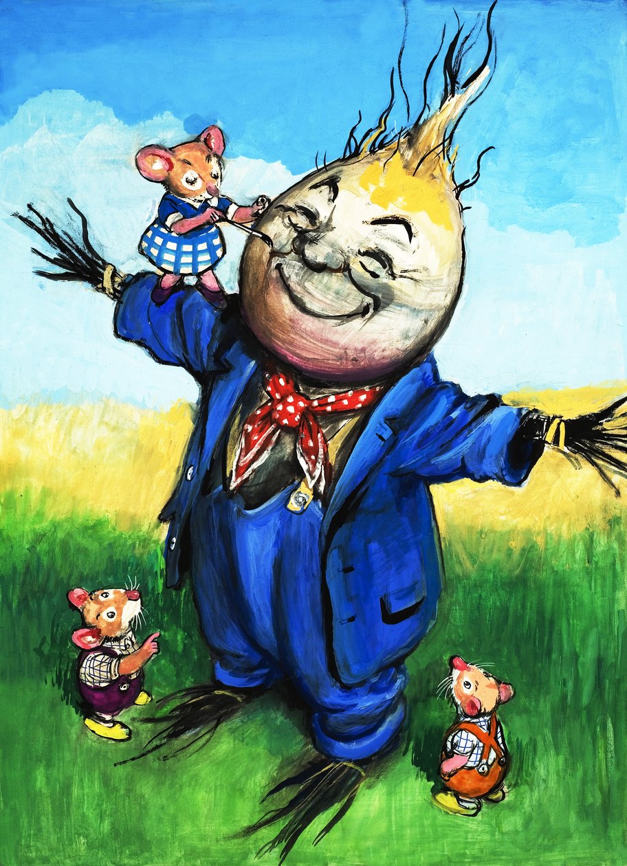 Town Mouse and Country Mouse (gouache sobre papel) de Philip Mendoza