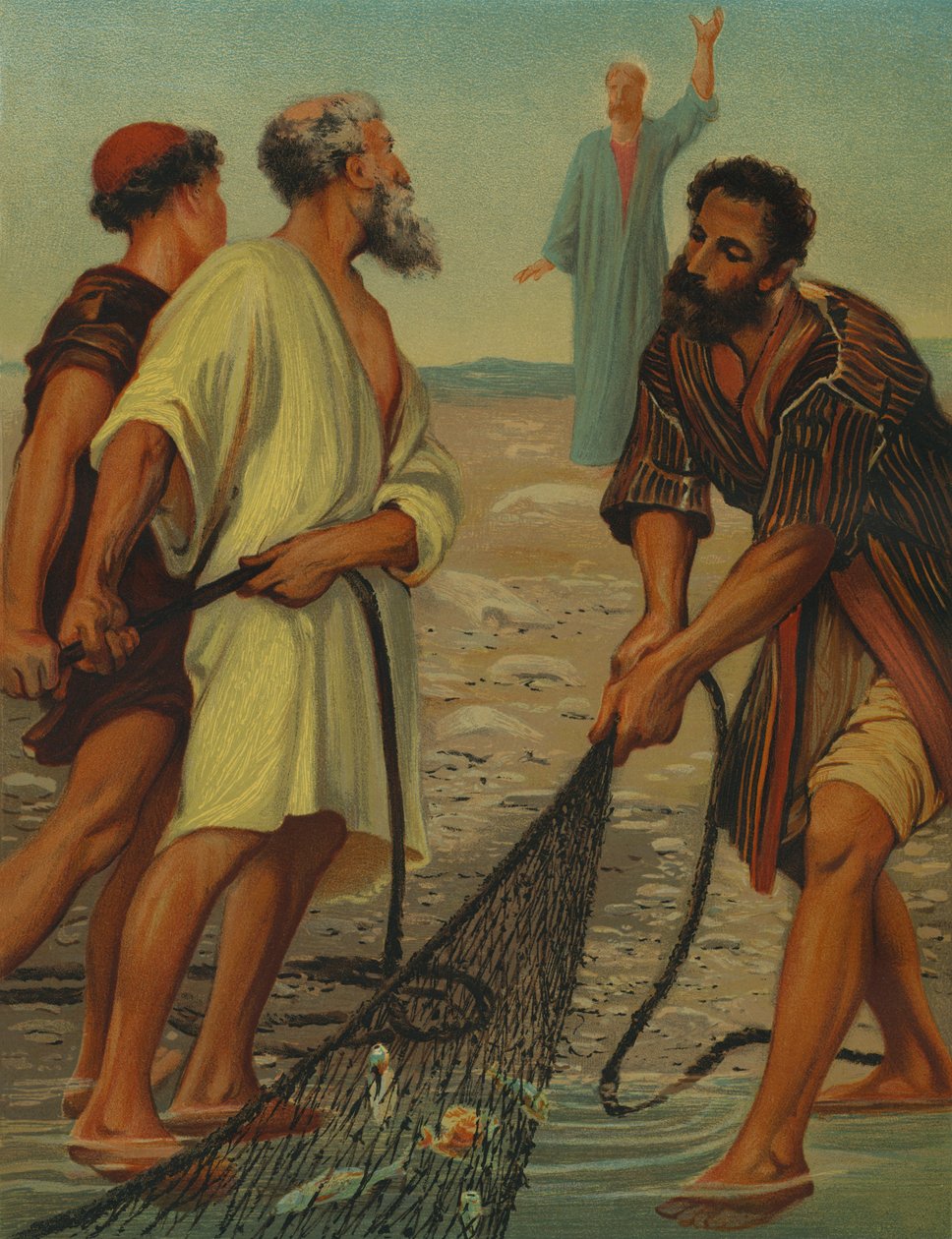 Cristo llamando a los discípulos de Philip Richard Morris