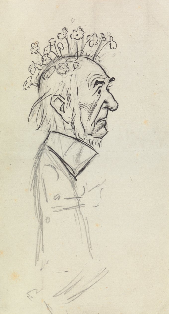 Retrato caricaturesco de Gladstone de Philip William May