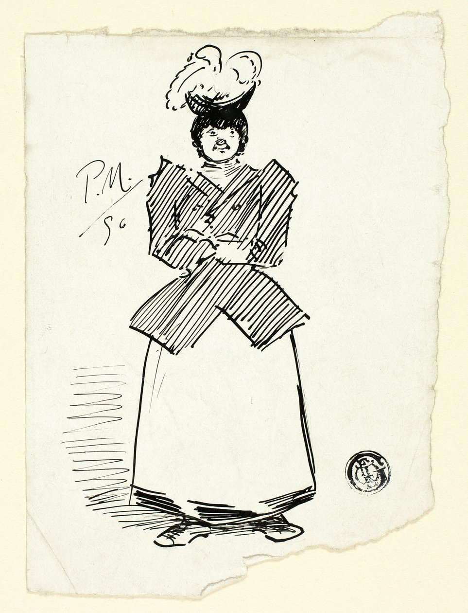 Carácter femenino de Londres de Philip William May