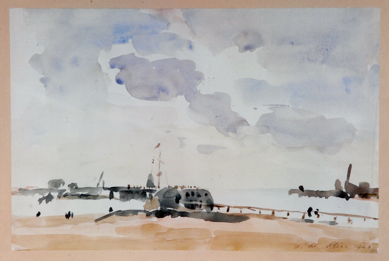 Boca del puerto, Shoreham de Philip Wilson Steer
