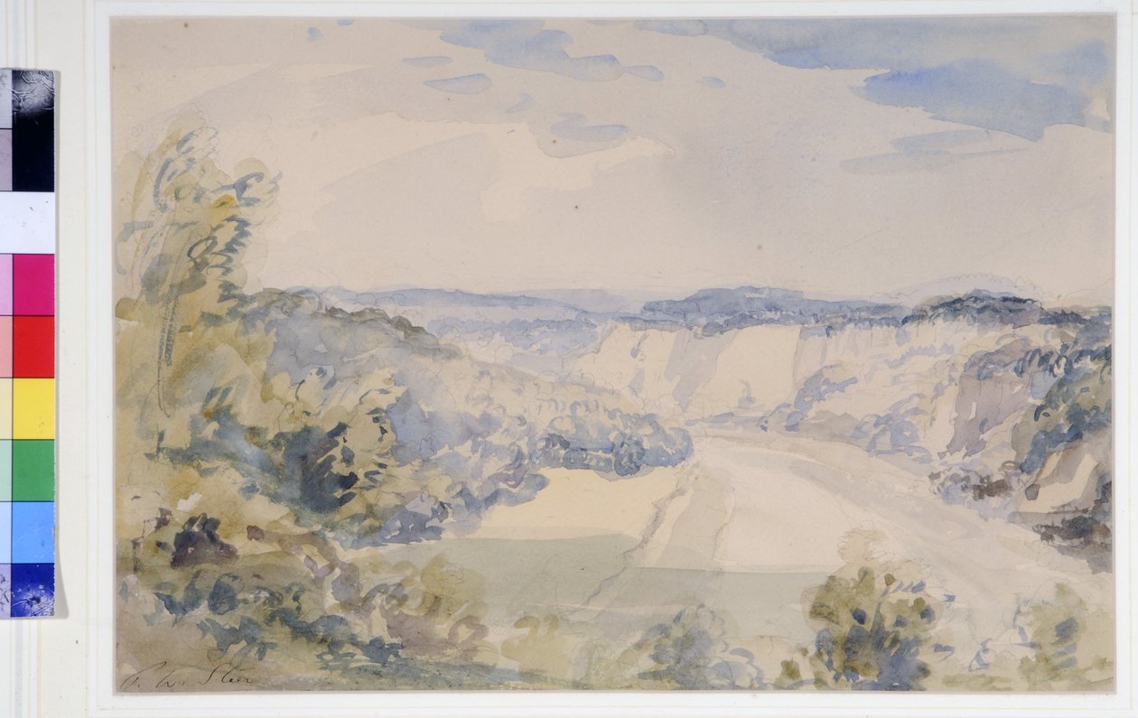 El Wye sobre Chepstow, c.1905 de Philip Wilson Steer