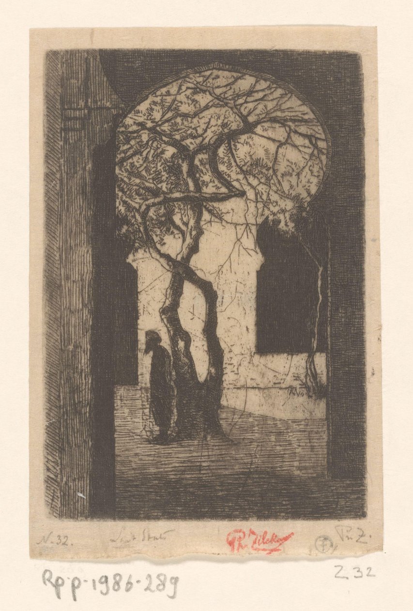 Vista cerca de la mezquita de Djamaa el Kebir, en Argel
Djemaä el Kebir (título original) de Philip Zilcken (signed by artist)