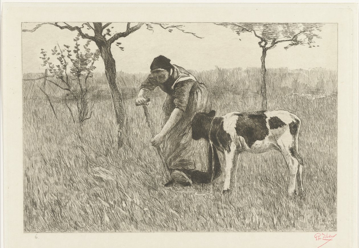 Campesina con ternero
Le veau (título original) de Philip Zilcken (signed by artist)