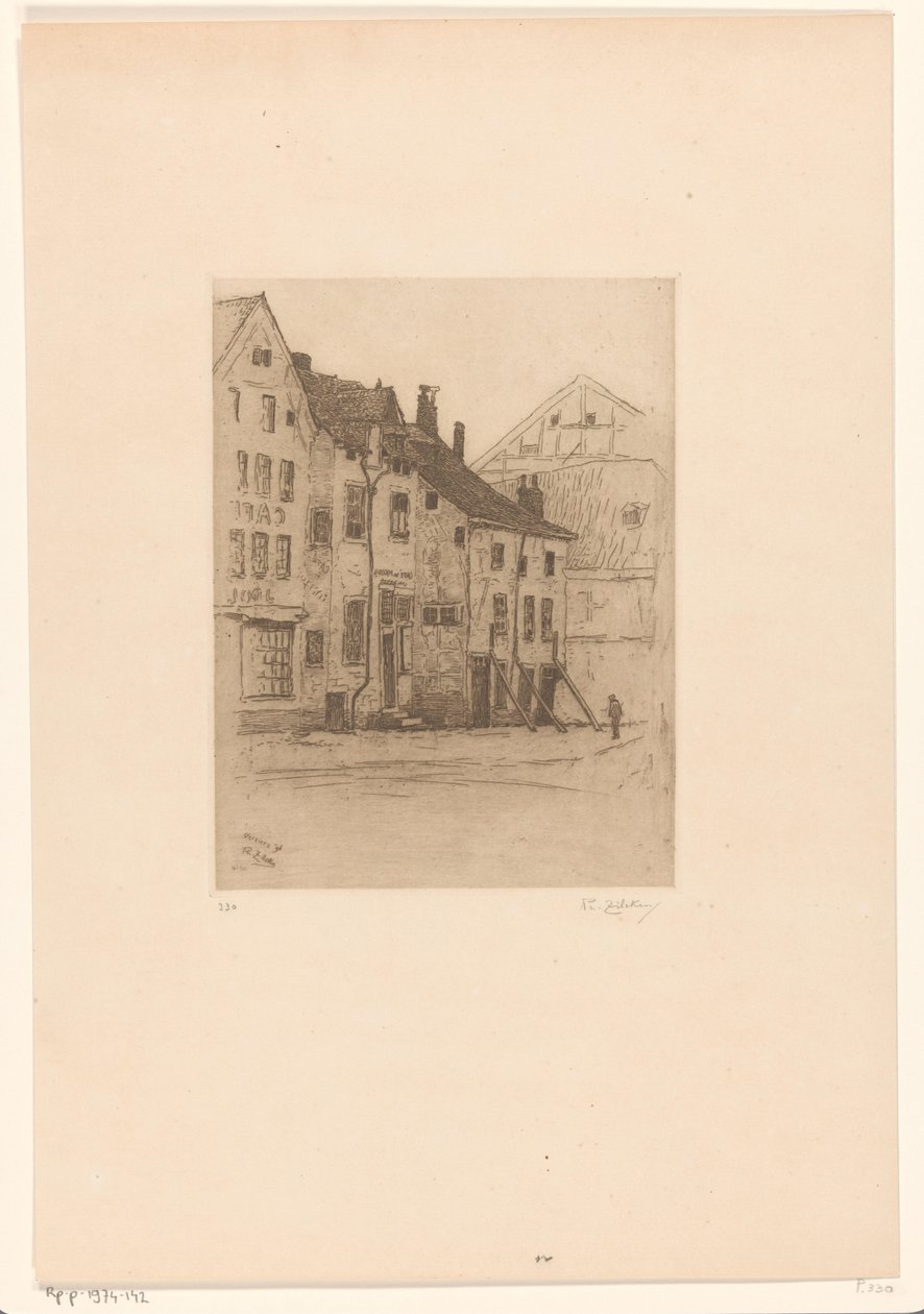 Casas antiguas en la Place Verte, en Verviers
Vieilles maisons, Place Verte (Verviers) (título original) de Philip Zilcken
