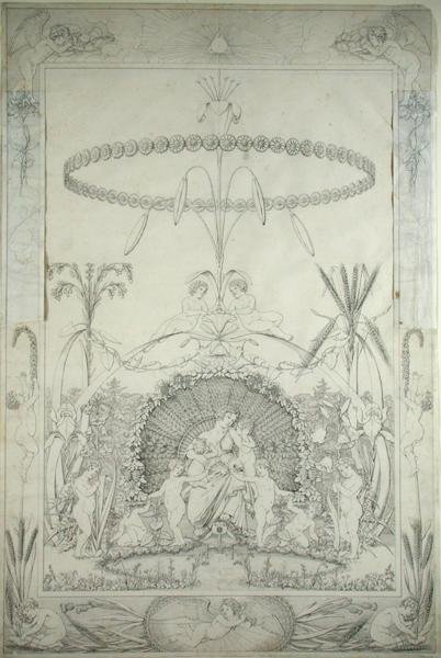 Día (borrador de cobre y versión alternativa) de Philipp Otto Runge
