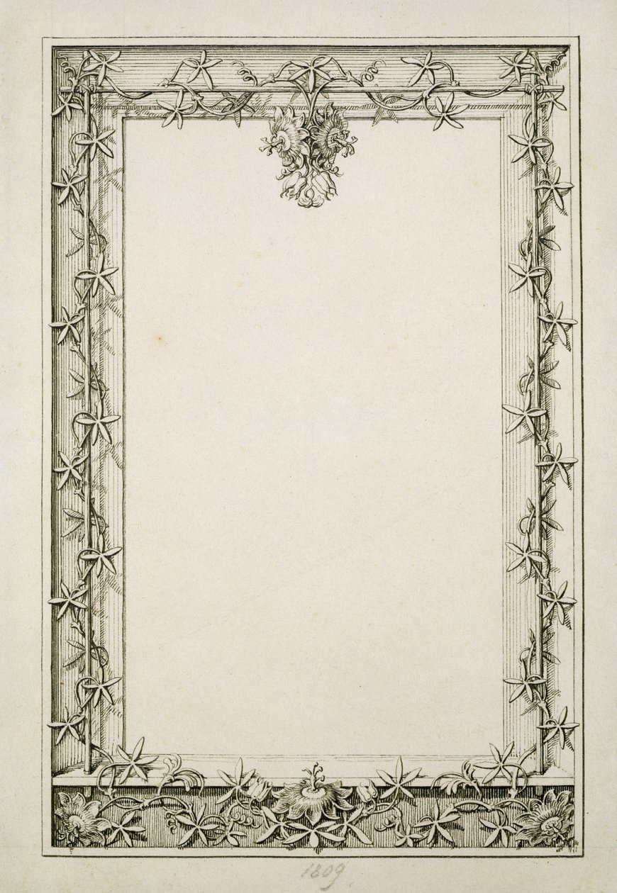 Borde decorativo, 1809 de Philipp Otto Runge
