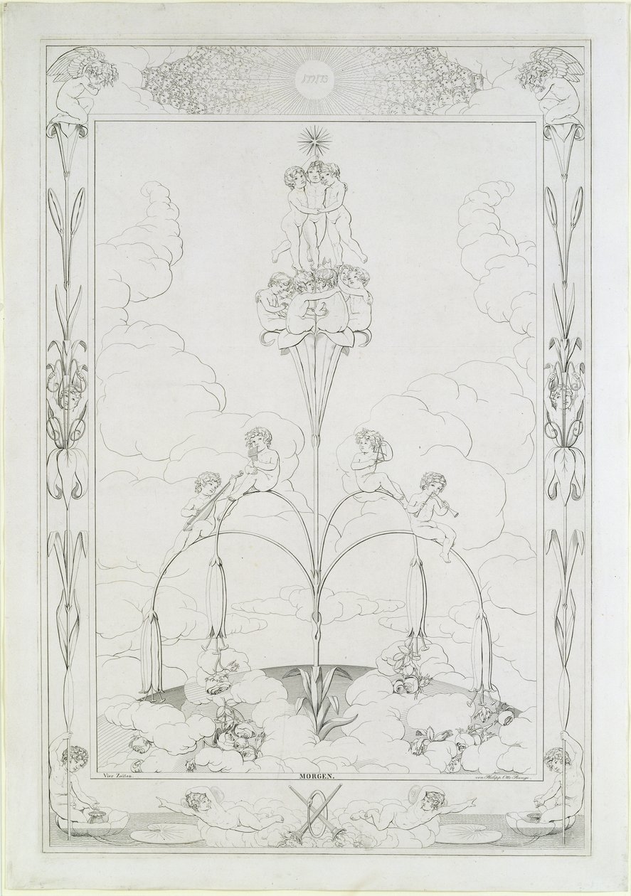 Mañana, 1805 de Philipp Otto Runge