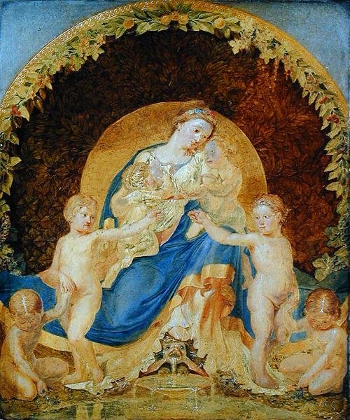 Madre Tierra y Sus Hijos, 1803 de Philipp Otto Runge