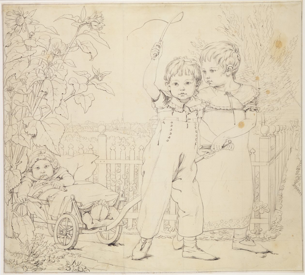 Los Niños Hulsenbeck, 1805-6 de Philipp Otto Runge