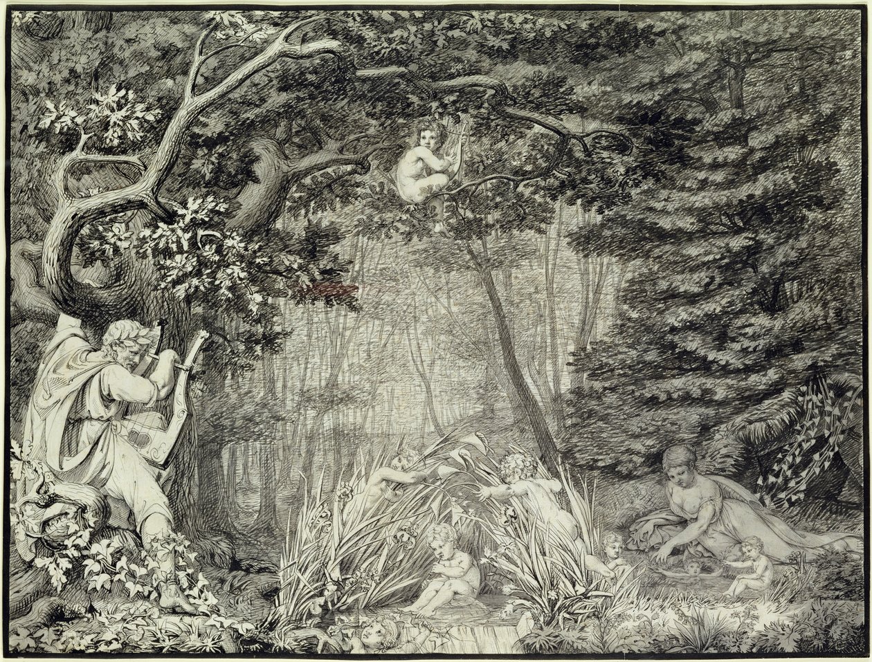 El poeta en la primavera, 1805 de Philipp Otto Runge