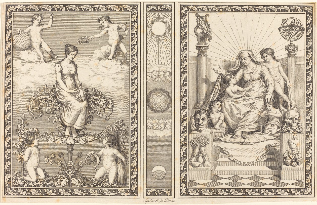 Diseño para Calendario de Philipp Otto Runge