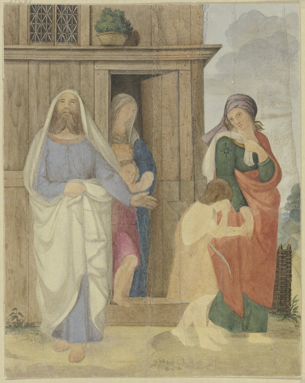 La expulsión de Agar de Philipp Veit