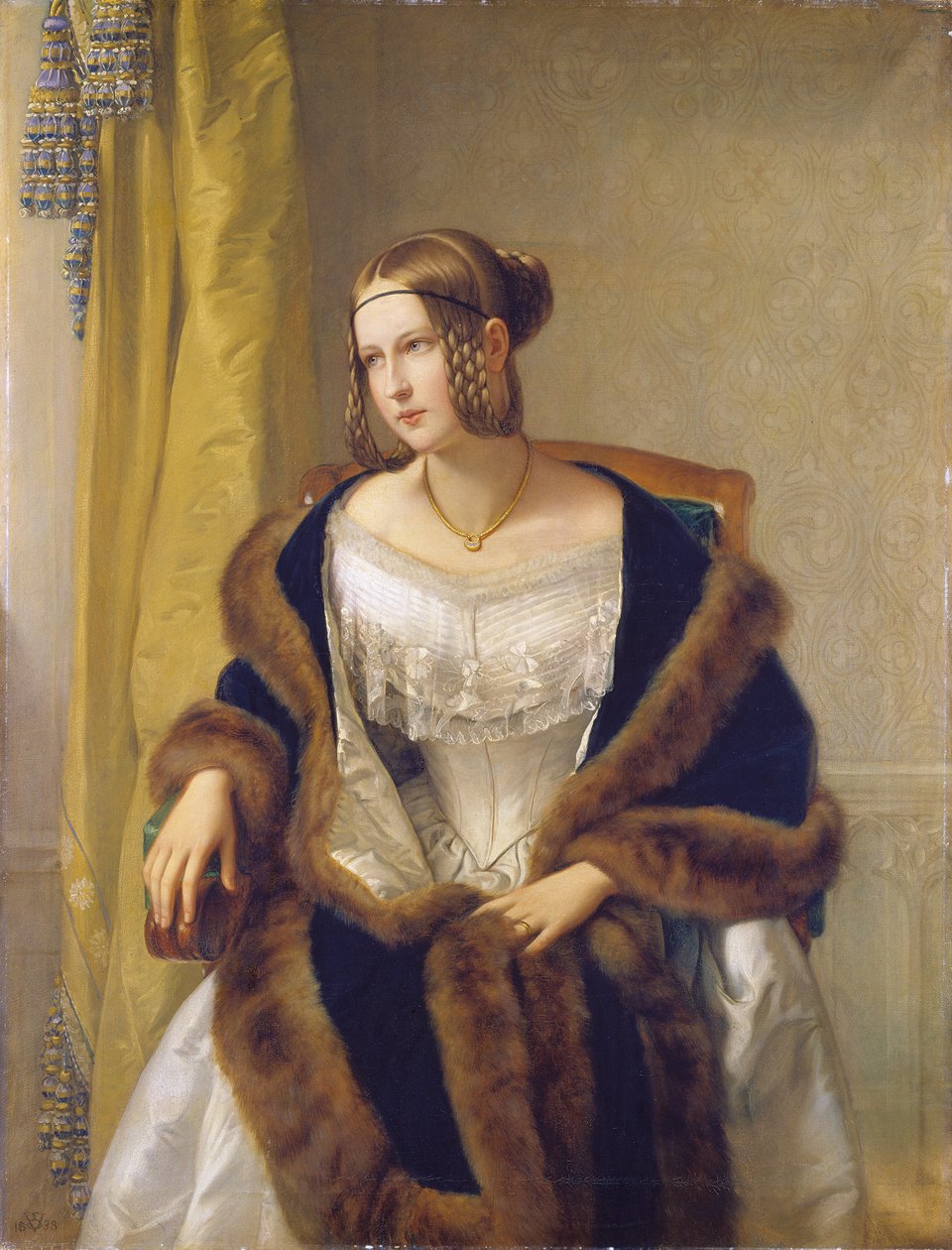 Retrato de la baronesa von Bernus de Philipp Veit