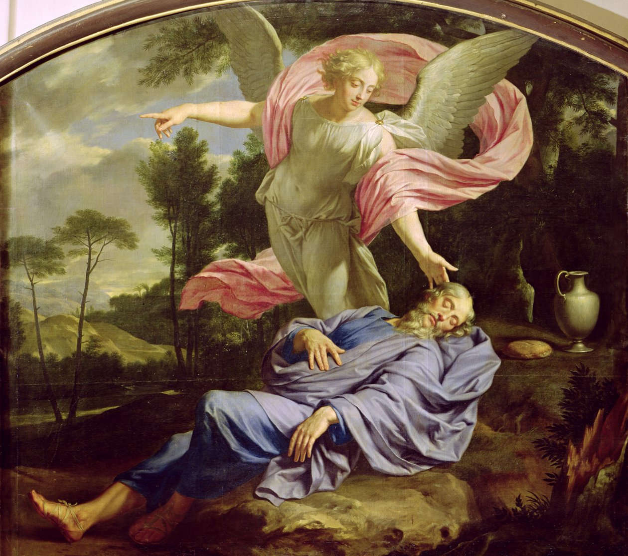 El sueño de Elías, 1650-55 de Philippe de Champaigne