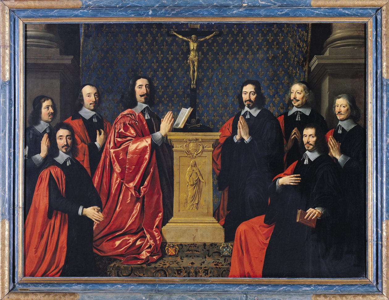 El Prevot des Marchands y los echevins de la ciudad de París, 1648 de Philippe de Champaigne
