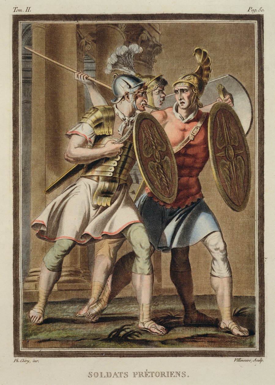 Soldados de la Guardia Pretoriana, trajes para 