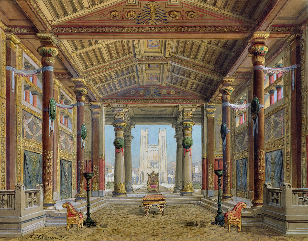 Diseño de escenario para 