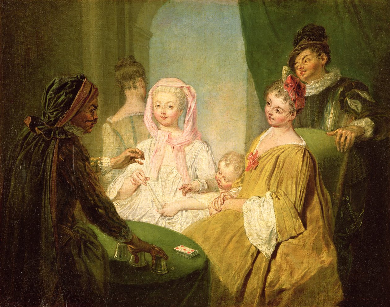 El ilusionista, 1720-25 de Philippe Mercier