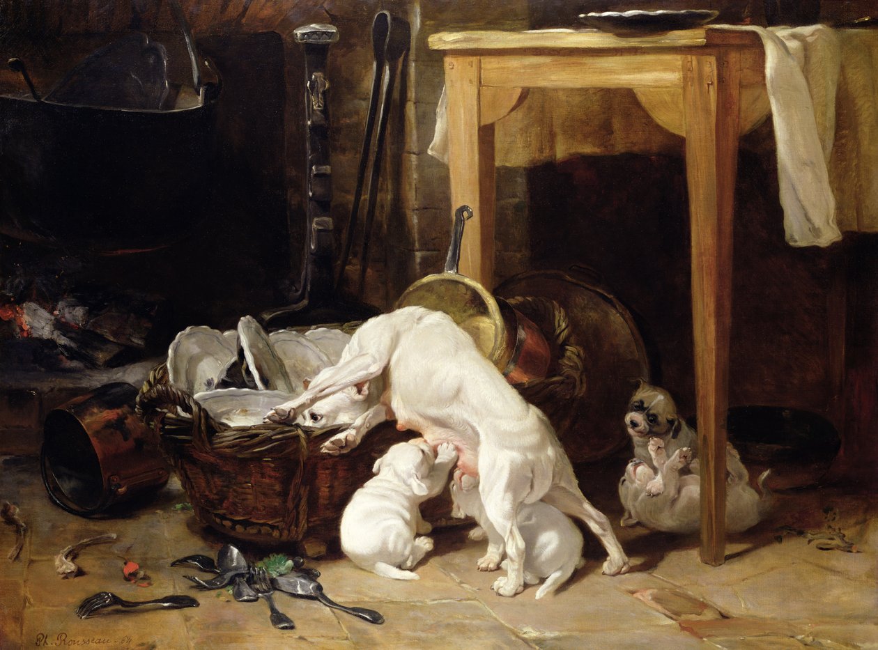 Cada uno por sí mismo, 1864 de Philippe Rousseau