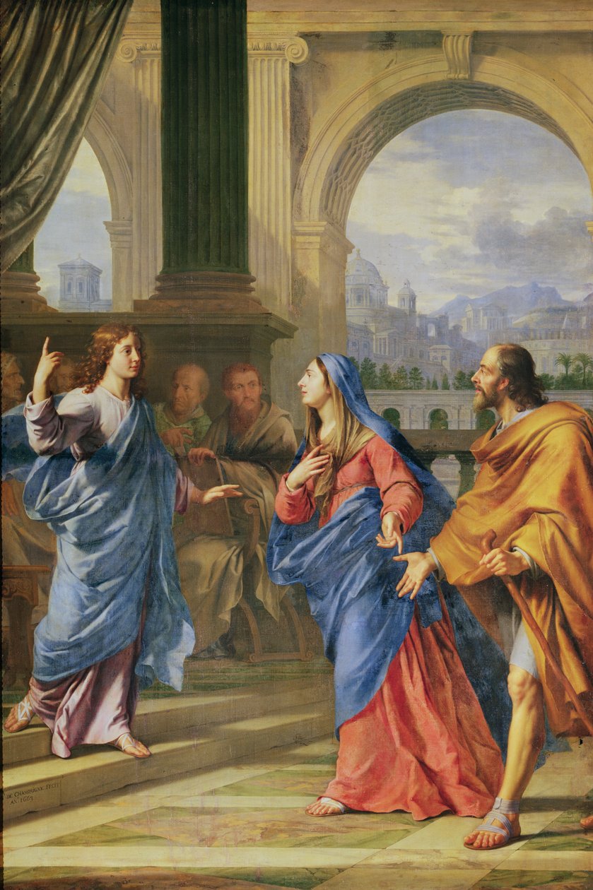 Jesús entre los Doctores, 1663 de Philippe de Champaigne
