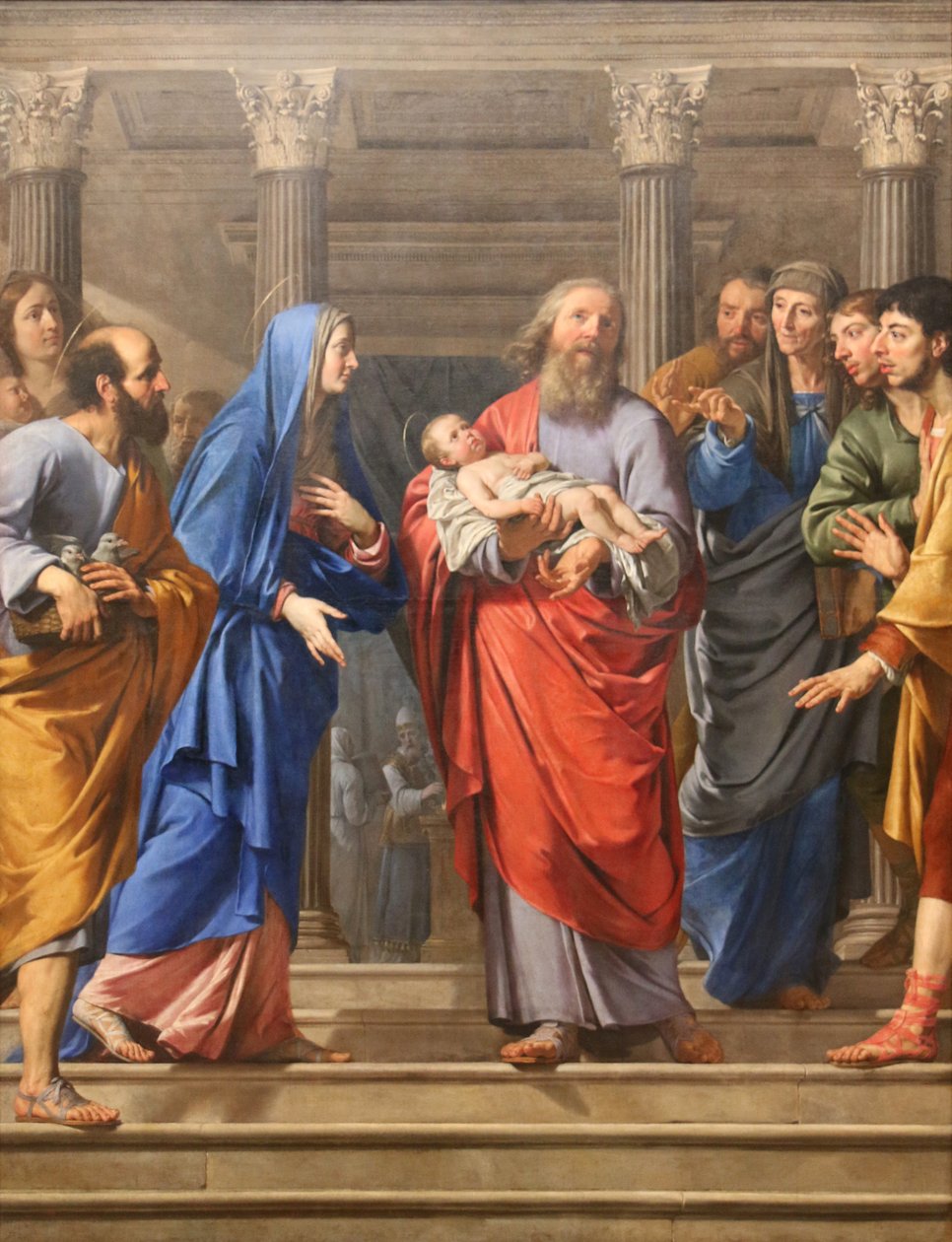 La presentación en el templo de Philippe de Champaigne