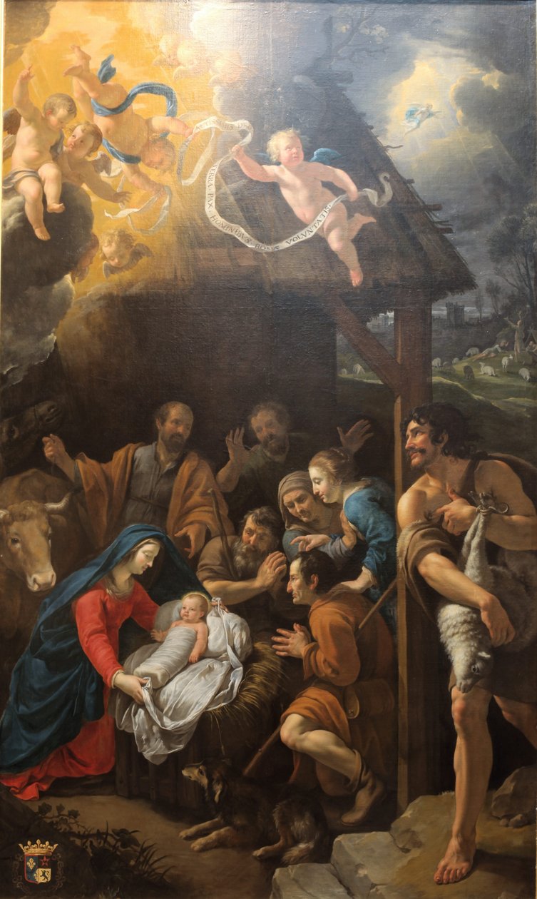La Adoración de los Pastores de Philippe de Champaigne