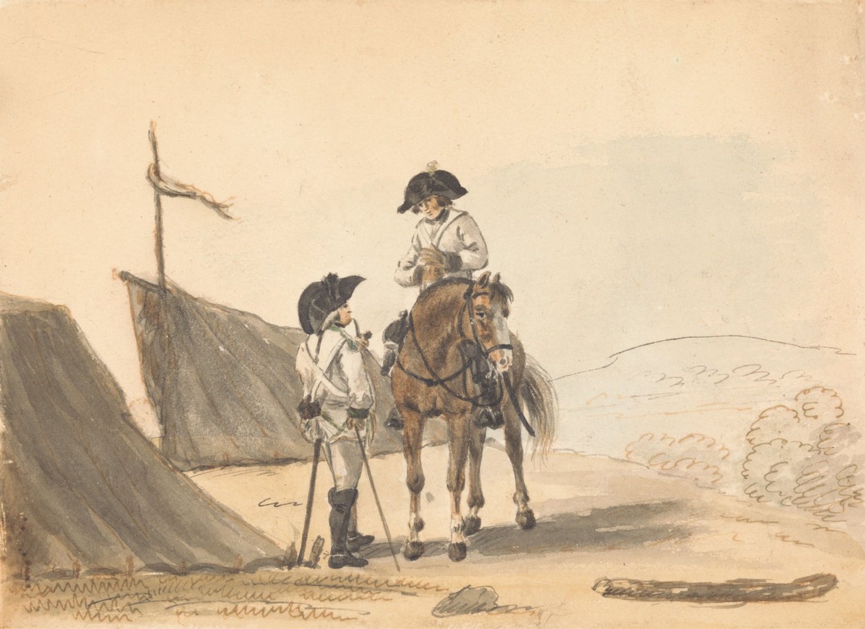 El campamento de Philippe-Jacques de Loutherbourg