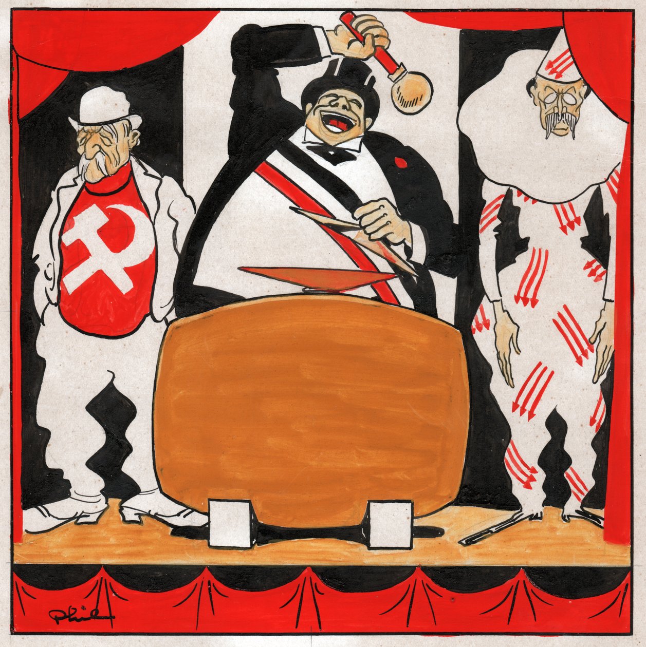 Leon Blum. 1930-1936 (grabado) de Philippe (1905 1940) Larquier