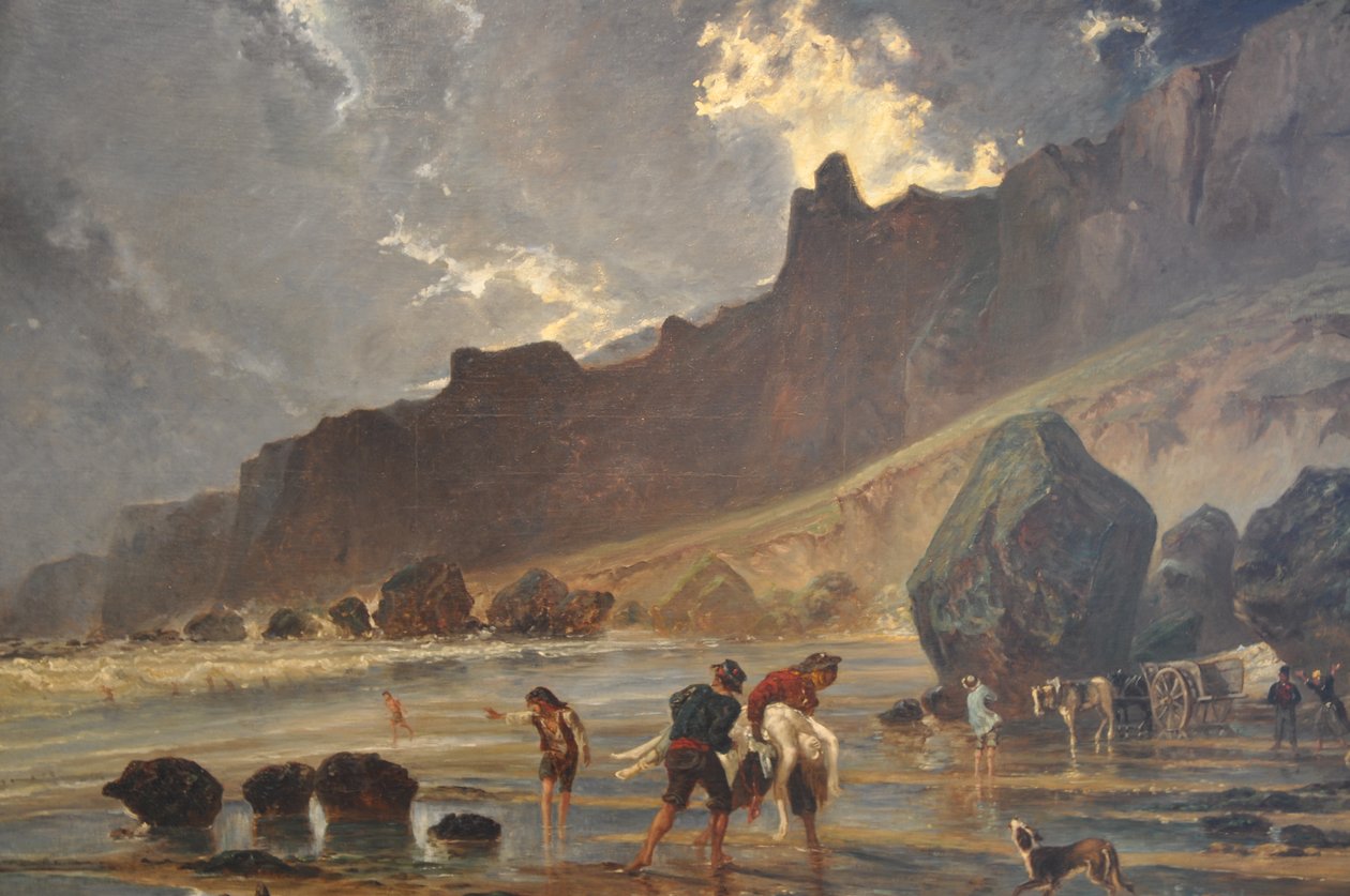 Huet Paul, vista de los acantilados de Houlgate de Philippe Alès