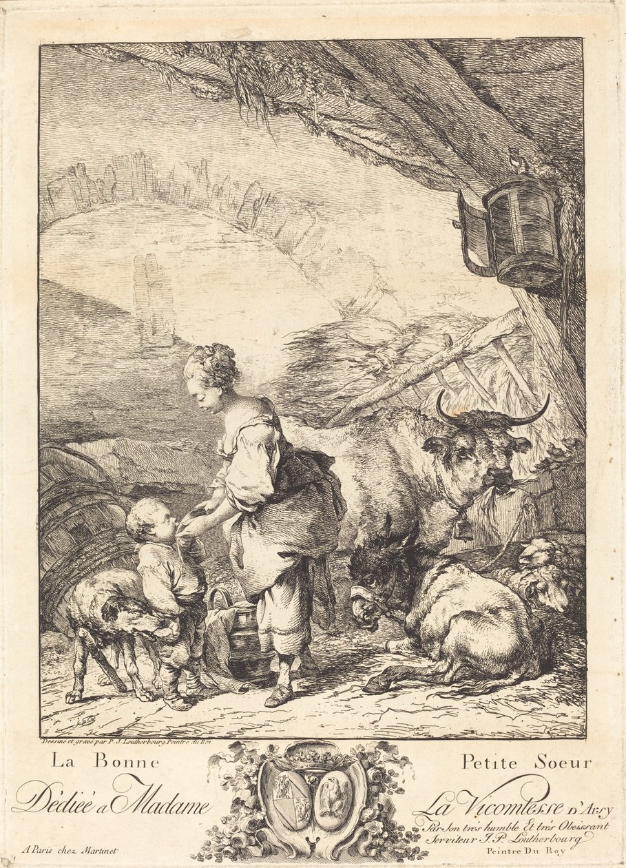 La buena hermanita de Philippe Jacques de Loutherbourg II