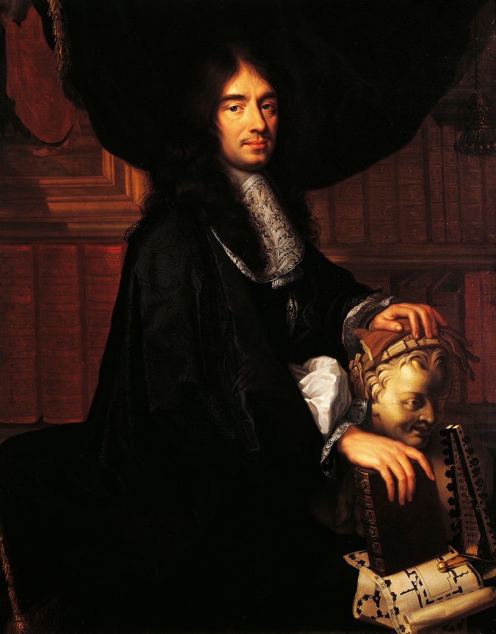 Retrato de Charles Perrault de Philippe Lallemand