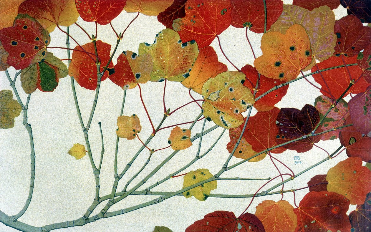 Hojas de Otoño, por Philippe Robert, ediciones Robert Ried de Philippe Robert