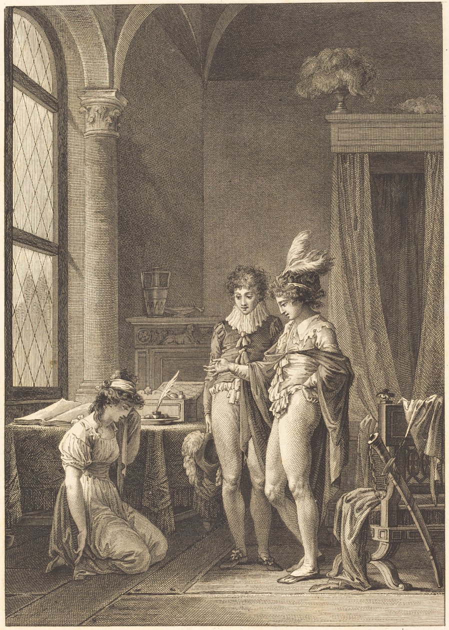Joconde: El perdón de Philippe Triere after Jean Baptiste Mallet