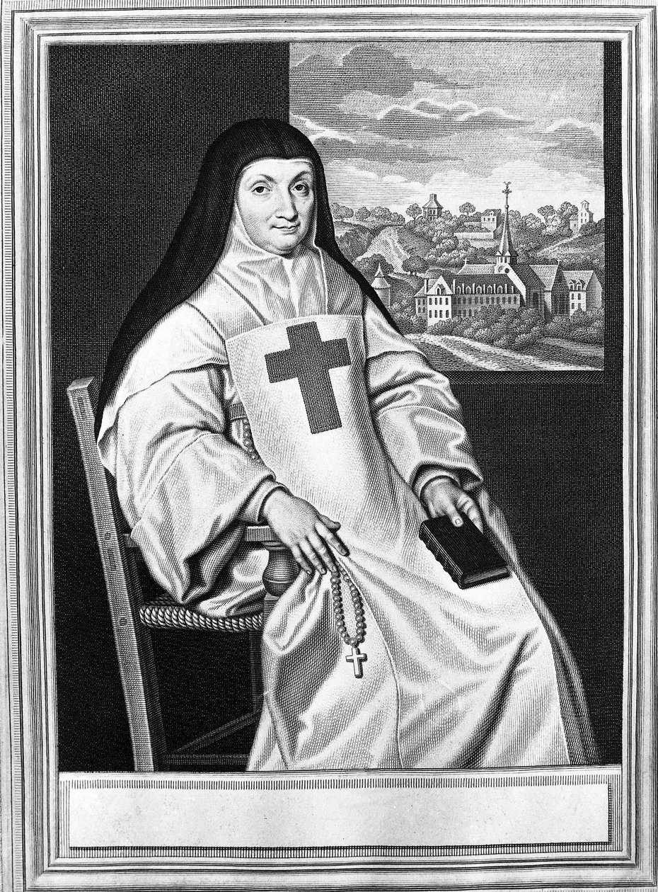 Jacqueline Marie Angélique Arnauld, madre Angélique, monja francesa, abadesa de Port Royal des Champs de Philippe de (after) Champaigne