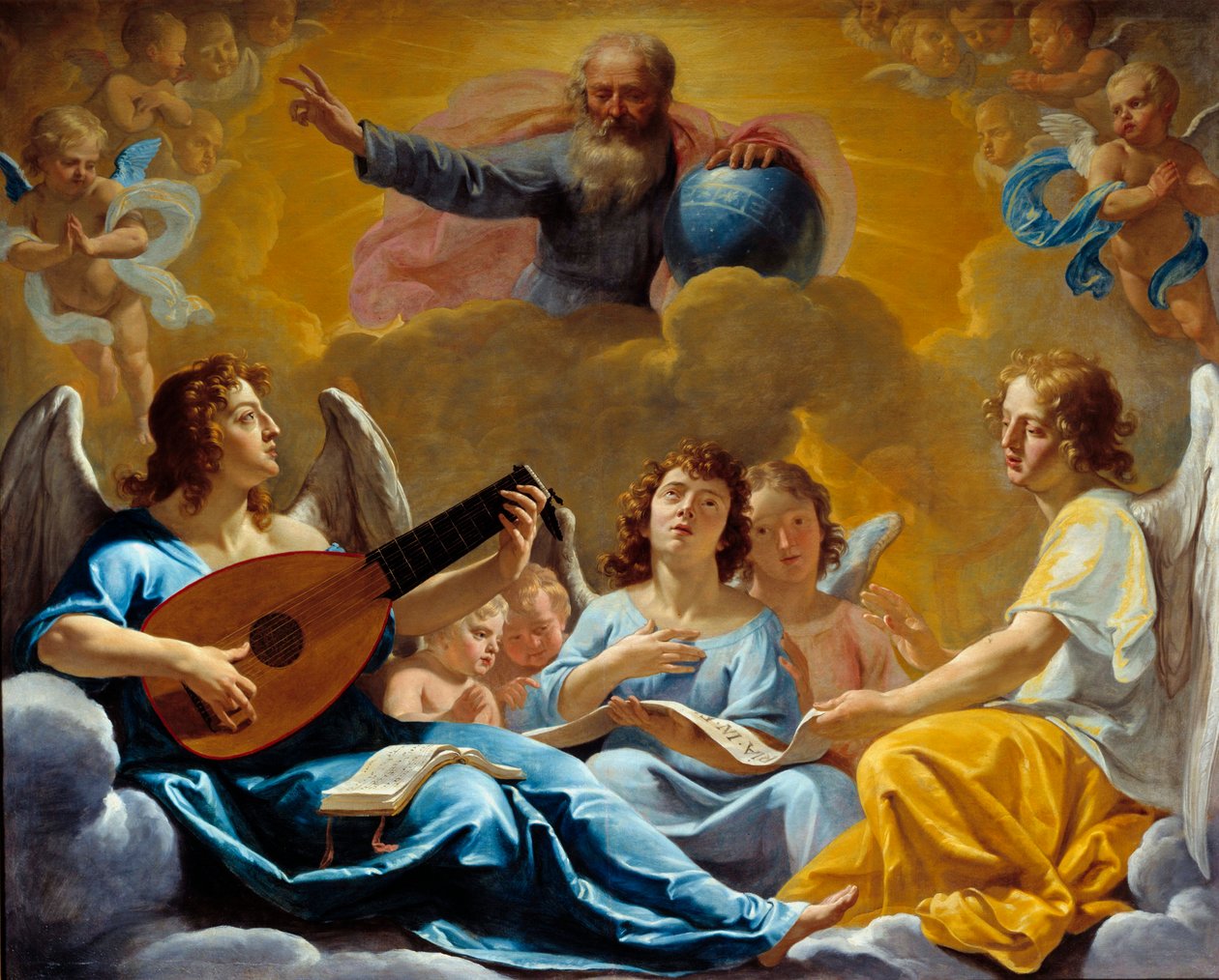 Conciertos de ángeles de Philippe de Champaigne