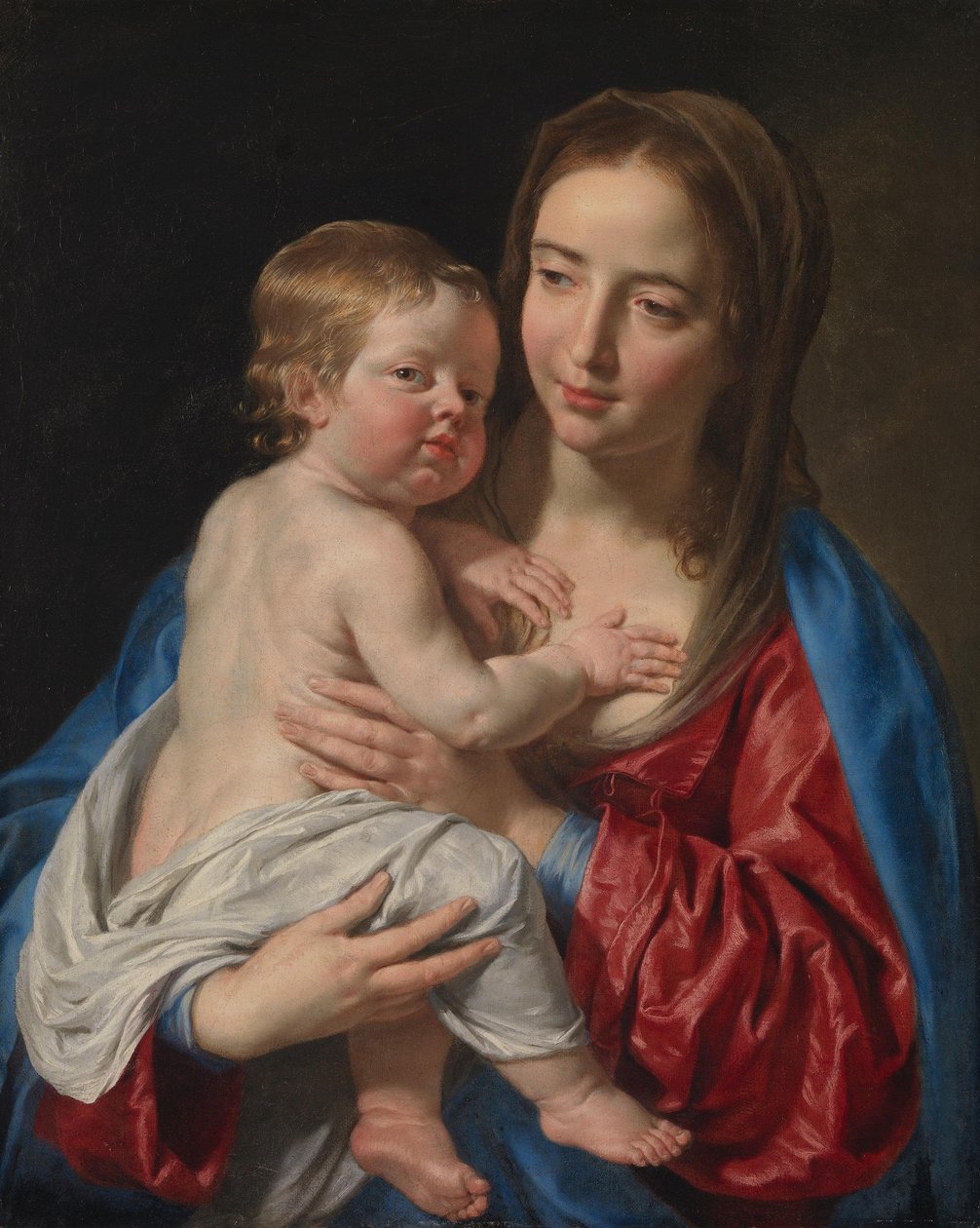 María con el Niño de Philippe de Champaigne