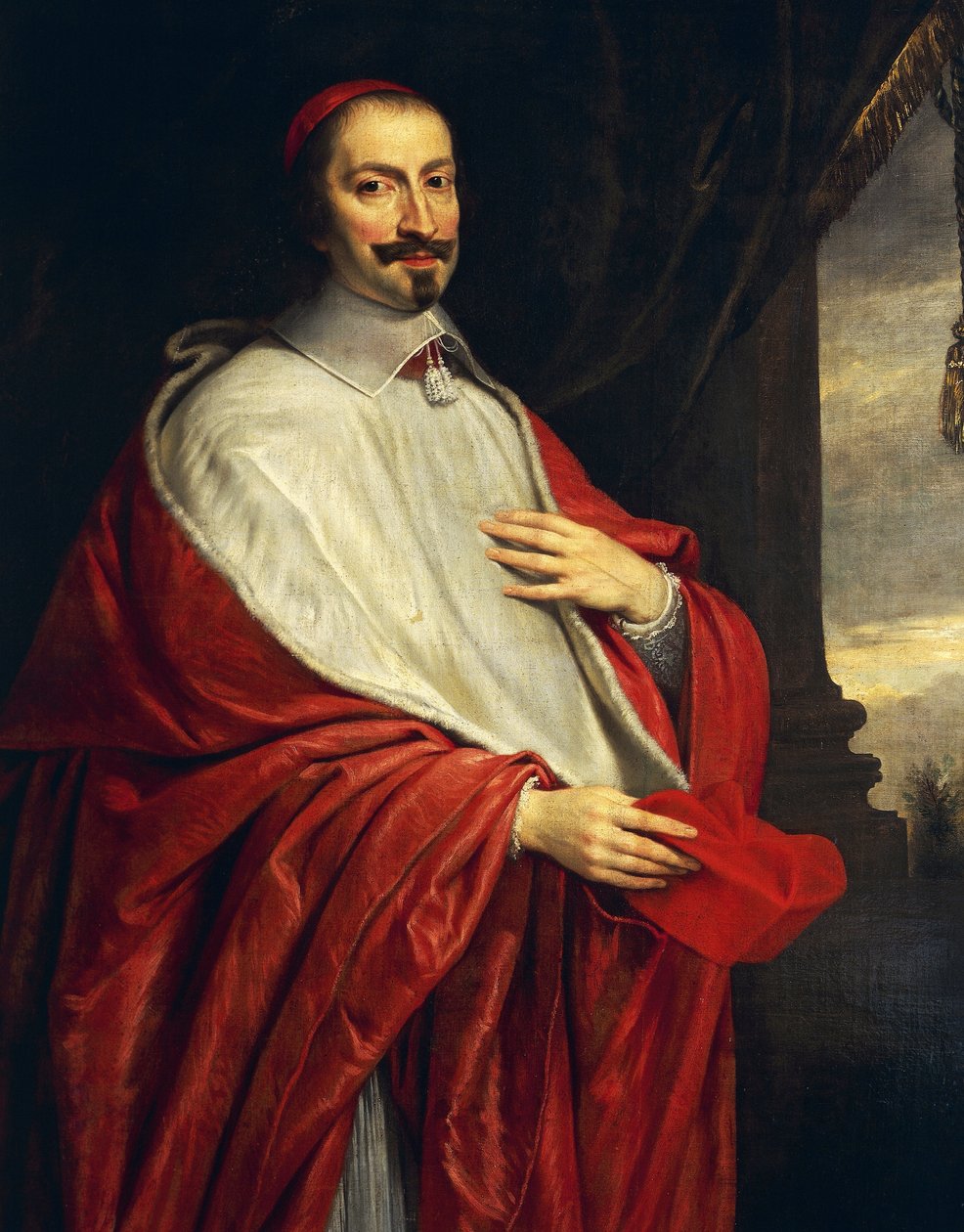 Retrato de Giulio Raimondo Mazzarino de Philippe de Champaigne